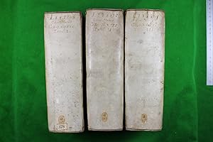 Image du vendeur pour Titi Livii Historiarum quod extat cum perpetuis Car Sigonii et J.F. Gronovii notis. Jac Gronovius probavit suasque et aliorum notas adjecit. 3 volume set. Historiarum ab urbe condita mis en vente par Stephen Rench