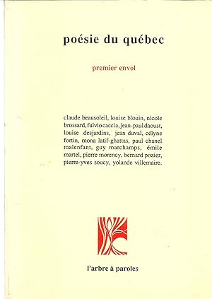 Immagine del venditore per POESIE DU QUEBEC - Premier Envol venduto da Librairie Franoise Causse