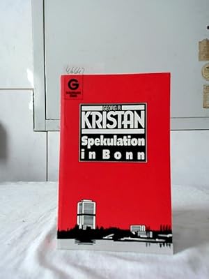 Bild des Verkäufers für Spekulation in Bonn : Kriminalroman. Goldmann ; 5050 : Krimi. zum Verkauf von Ralf Bönschen
