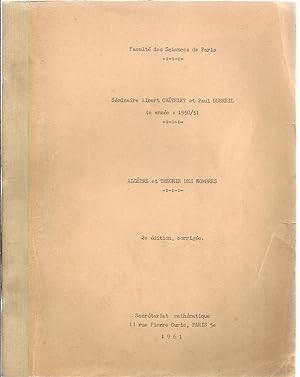 Seller image for Algbre et thorie des nombres. Sminaire Albert Chtelet et Paul Dubreil. 4e anne : 1950/51 for sale by Librairie Franoise Causse