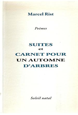 Image du vendeur pour Suites et Carnet pour un automne d'arbres. Pomes. mis en vente par Librairie Franoise Causse