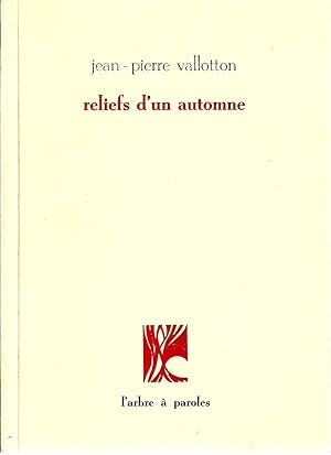 Seller image for RELIEFS D'UN AUTOMNE for sale by Librairie Franoise Causse