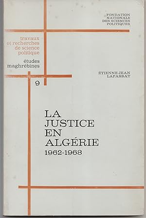 La justice en Algérie (1962-1968)