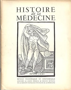 Histoire De La Médecine. Revue mensuelle. VI. Juillet1951.Panorama médical du Viêt Nam d'autrefoi...