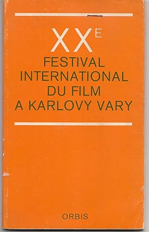 Seller image for XXe festival international du film  Karlovy Vary for sale by Librairie Franoise Causse