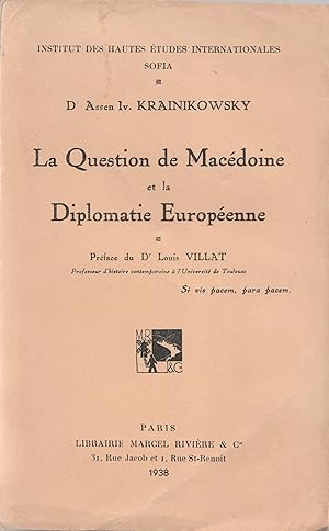 La question de Macédoine et la diplomatie européenne