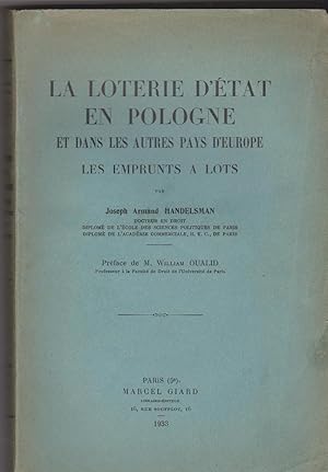 La loterie d'état en Pologne et dans les autres pays d'Europe. Les emprunts à lots