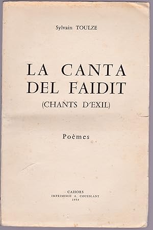 Seller image for La canta del faidit. Pomes occitans avec traduction franaise for sale by Librairie Franoise Causse