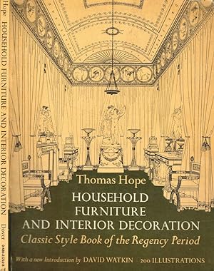 Household furniture and interior decoration Classic style book of the Regency Period
