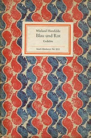 Imagen del vendedor de Blau und Rot. Gedichte. Mit einem Nachwort von Stephan Hermlin (IB 952). 1.-10. Tsd. a la venta por Antiquariat & Buchhandlung Rose