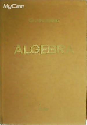 Imagen del vendedor de LGEBRA. Traduccin de Mario Melendez Rolla. a la venta por Librera y Editorial Renacimiento, S.A.