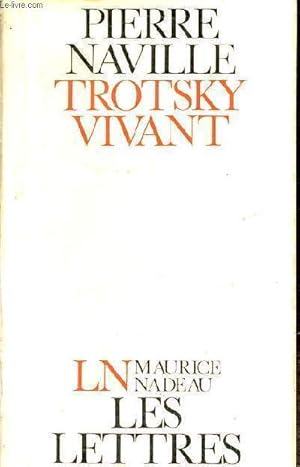 Imagen del vendedor de Trotsky vivant. a la venta por Le-Livre
