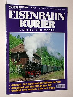 Eisenbahn Kurier 10/2002, 36. Jahrgang: Die Hochwasserbilanz der DB; Abschied von der BR 44 der D...