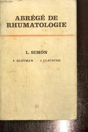 Seller image for Abrg de rhumatologie for sale by Le-Livre