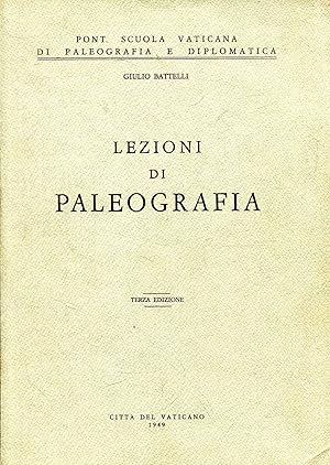 Lezioni Di Paleografia