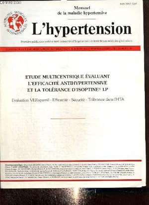Immagine del venditore per L'Hypertension : Etude ulticentrique valuant l'efficacit antihypertensive et la tolrance d'Isoptine LP venduto da Le-Livre