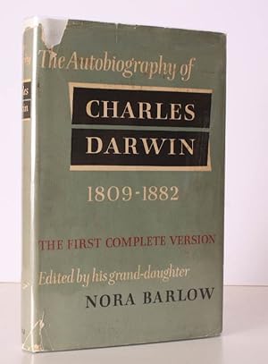 Imagen del vendedor de The Autobiography of Charles Darwin 1809-1882. With original Omissions restored. Edited with Appendix and Notes by his Grand-Daughter Nora Barlow. [Second Impression.] BRIGHT, CLEAN COPY IN UNCLIPPED DUSTWRAPPER a la venta por Island Books