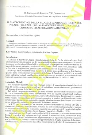 Seller image for Il macrobenthos della Sacca di Scardovari (Delta del Po) nel 1976 e nel 1989: variazioni di strutrura delle comunit ed alterazioni ambientali. for sale by Libreria Piani