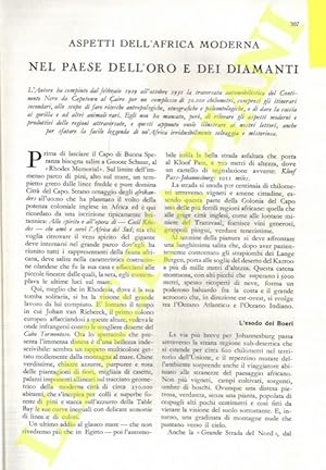 Nel paese dell'oro e dei diamanti. Aspetti dell'Africa moderna.