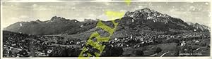 Panorama di Cortina. (Veduta prospettica con i nomi e le altezze dei monti circostanti)