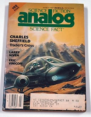 Image du vendeur pour ANALOG Science Fiction/ Science Fact: March, Mar. 1987 ("The Smoke Ring") mis en vente par Preferred Books