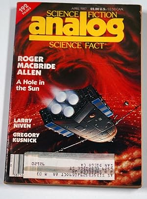 Imagen del vendedor de ANALOG Science Fiction/ Science Fact: April, Apr. 1987 ("The Smoke Ring") a la venta por Preferred Books