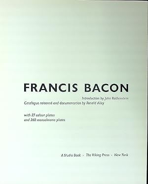 Seller image for Francis Bacon for sale by Wonder Book
