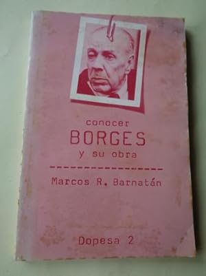 Immagine del venditore per Conocer Borges y su obra venduto da GALLAECIA LIBROS
