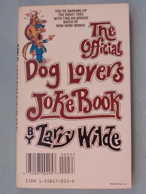 Bild des Verkufers fr Official Cat Lovers Dog Lovers Joke Book zum Verkauf von PB&J Book Shop