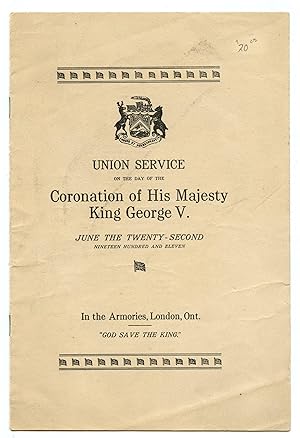 Union Service on the day of the Coronation of His Majesty King George V