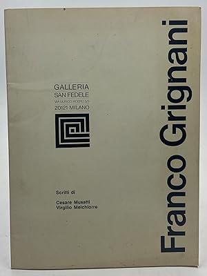 Seller image for FRANCO GRIGNANI. Galleria San Fedele Milano marzo - aprile 1969. for sale by Libreria antiquaria Dedalo M. Bosio