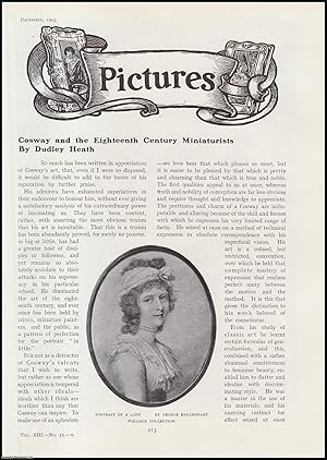 Seller image for Cosway and The Eighteenth Century Miniaturists. An original article from The Connoisseur, 1905. for sale by Cosmo Books