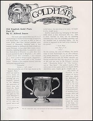 Seller image for Old English Gold Plate (part 2). An original article from The Connoisseur, 1905. for sale by Cosmo Books