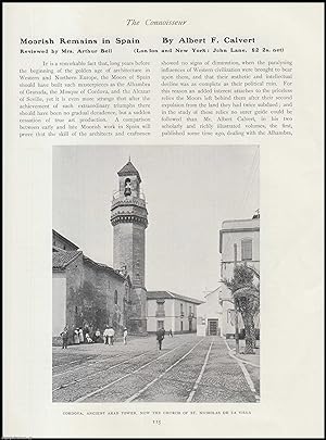 Bild des Verkufers fr Moorish Remains in Spain. An original article from The Connoisseur, 1906. zum Verkauf von Cosmo Books