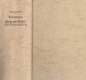 Küch- und Keller-Dictionarium.