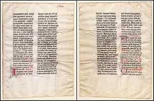 Missal Missale manuscript manuscrit Handschrift - (Blatt / leaf "CLXXIX")