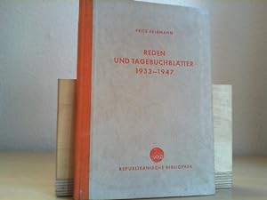 Reden und Tagebuchblätter. 1933-1947.