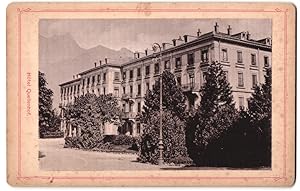 Seller image for Fotografie unbekannter Fotograf, Ansicht Bad Ragaz, Grand Hotel Quellenhof Frontansicht for sale by Bartko-Reher