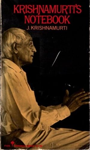 Seller image for KRISHNAMURTI'S NOTEBOOK for sale by By The Way Books
