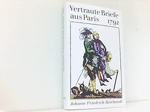 Seller image for Vertraute Briefe aus Paris 1792 for sale by Book Broker