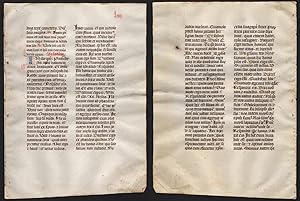 Missal Missale manuscript manuscrit Handschrift - (Blatt / leaf "LXIII")