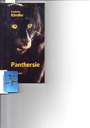 Bild des Verkufers fr Panthersie. [signiert, signed]. Edition Kuhrage. zum Verkauf von Antiquariat Schrter -Uta-Janine Strmer
