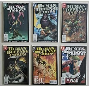 Imagen del vendedor de HUMAN DEFENSE CORPS Issues 1,2,3,4,5,6 (Set - All 1st print - 2003) a la venta por Comics Monster