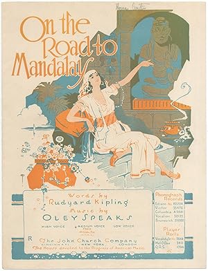 Seller image for [Sheet Music]: On the Road to Mandalay for sale by Between the Covers-Rare Books, Inc. ABAA