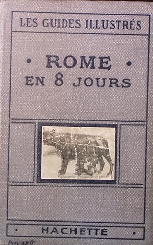 Imagen del vendedor de Rome en huit Jours. 2 Cartes, 3 Plans, 43 Gravures. a la venta por Antiquariat Bookfarm