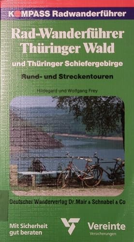 Bild des Verkufers fr Radwanderfhrer Thringer Wald, Thringer Schiefergebirge. Rund- und Streckentouren. zum Verkauf von Antiquariat Bookfarm