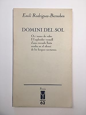 Seller image for Domini del sol for sale by SELECTA BOOKS