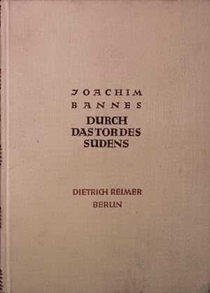 Seller image for Durch das Tor des Sdens. Oberitalienische Wandertage. Mit 64 Bildertafeln. for sale by Antiquariat Bookfarm