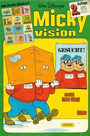 Walt Disneys Micky Vision. Ausgabe 3/ 1987. Comic-Heft.