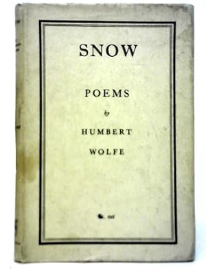 Imagen del vendedor de Snow a la venta por World of Rare Books